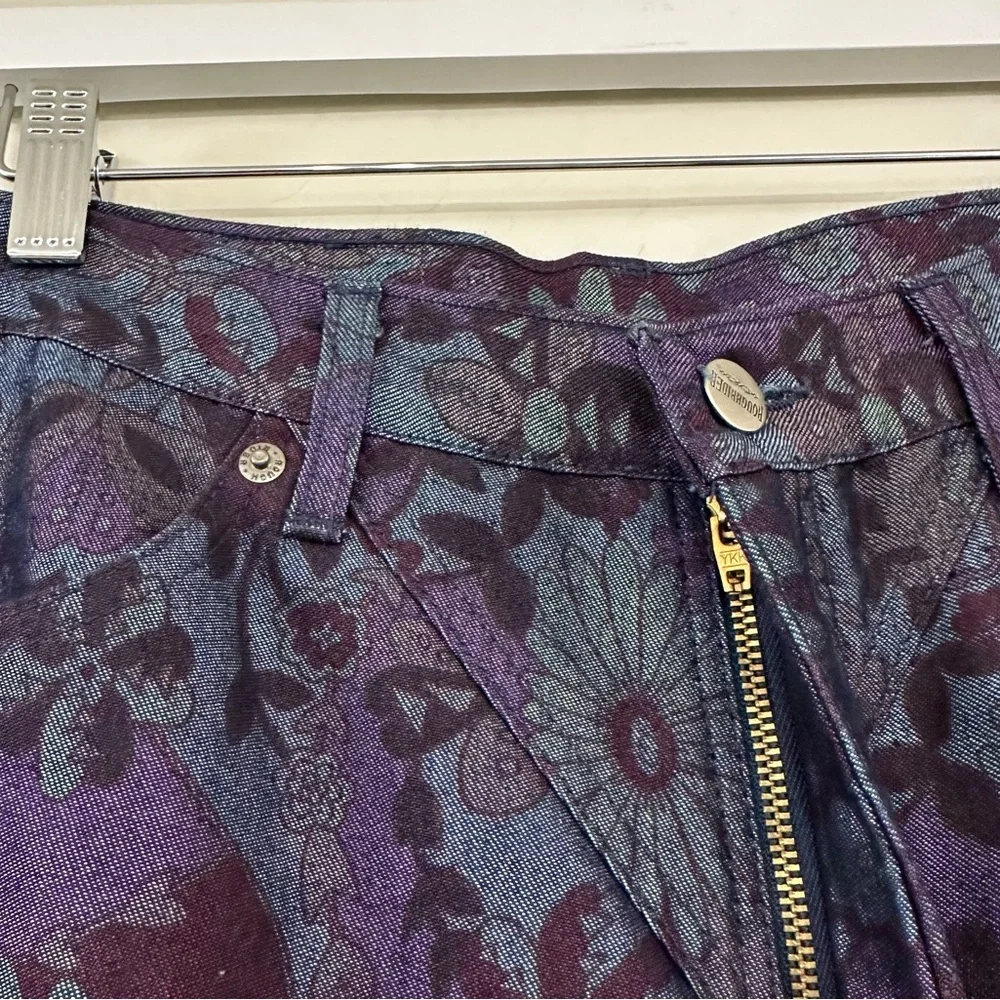 Vintage Roughrider by Circle T Deadstock Floral Retro Style Jeans - Picture 4 of 9